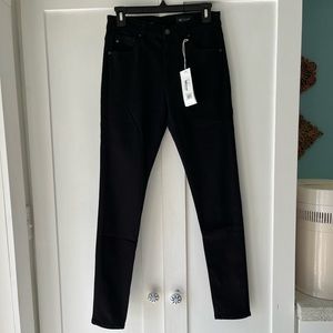 AG Adriano Goldschmied The Farrah Ankle High-Rise Skinny, Black (26)